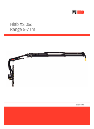 Gru per autocarro idrauliche Hiab XS 066 D-3 HIDUO