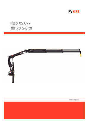 Gru per autocarro idrauliche Hiab XS 077 B-2 HIDUO