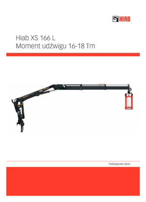 Gru per autocarro idrauliche Hiab XS 166 DLS-4 PRO