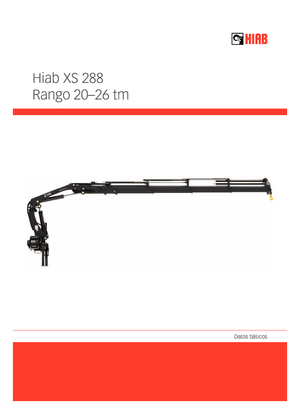 Gru per autocarro su slitta Hiab XS 288 EP-4 HIPRO CD