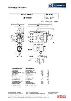 Aghi Vibranti Müller MS 17 HFB