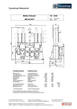 Aghi Vibranti Müller MS 48 HFV