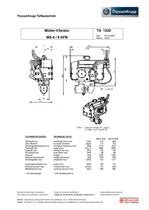 Aghi Vibranti Müller MS 6 HFB