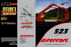 Gru per autocarro idrauliche Ferrari® 523 A 1