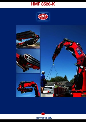 Gru per autocarro idrauliche HMF 8520-OK4