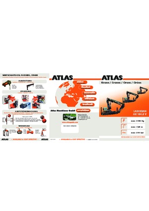 Gru per autocarro idrauliche Atlas AK 104.3 V A11