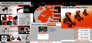 Gru per autocarro idrauliche Atlas AK 172.3E A3 