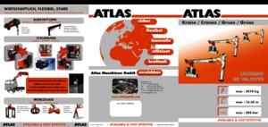 Gru per autocarro idrauliche Atlas AK 186.3 V A13L