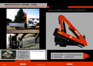 Gru per autocarro idrauliche Atlas AK 35.1 