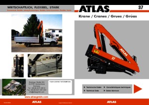 Gru per autocarro idrauliche Atlas AK 37.3
