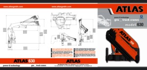 Gru per autocarro idrauliche Atlas AK 630.6