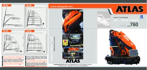 Gru per autocarro idrauliche Atlas AK 760.8 J4