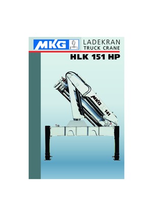 Gru per autocarro idrauliche MKG HLK 151 HP a2 