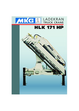 Gru per autocarro idrauliche MKG HLK 171 HP a3