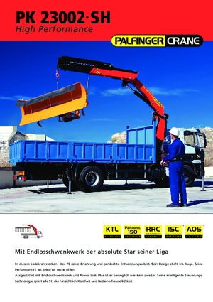 Gru per autocarro idrauliche Palfinger PK 23002 SH B