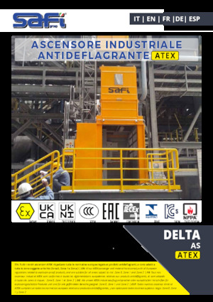 Ascensori industriali Safi DELTA AS ATEX