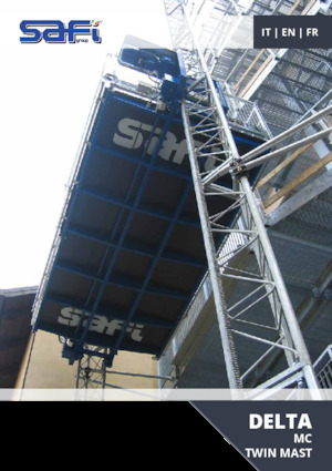 Ascensori industriali Safi DELTA MC TWIN MAST 4.5