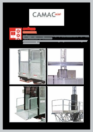 Ascensori industriali CAMAC ECP-500/120