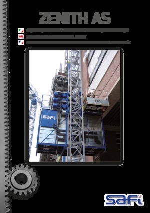 Ascensori industriali Safi ZENITH AS 2000