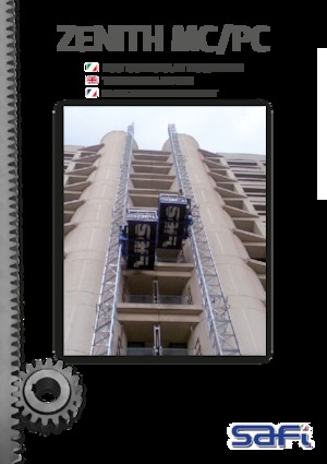 Ascensori industriali Safi ZENITH MC/PC