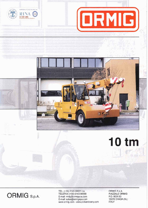 Gru semoventi industriali ORMIG 10 tm