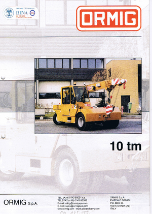 Gru semoventi industriali ORMIG 10 tm