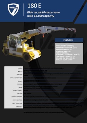 Gru semoventi industriali Valla 180 E 