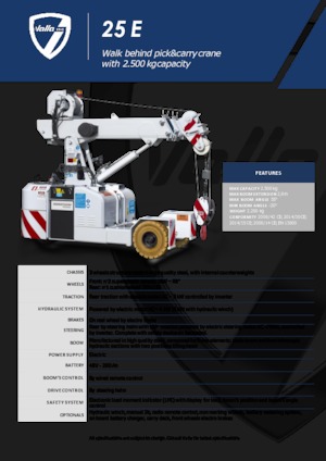 Gru semoventi industriali Valla 25 E 