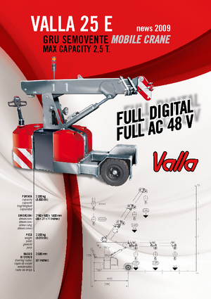 Gru semoventi industriali Valla 25 E 