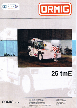 Gru semoventi industriali ORMIG 25 tmE