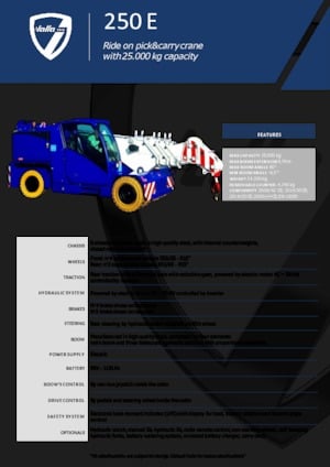 Gru semoventi industriali Valla 250 E 