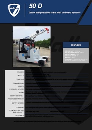 Gru semoventi industriali Valla 50 D 