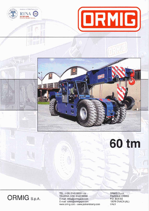 Gru semoventi industriali ORMIG 60 tm