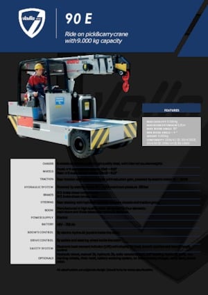 Gru semoventi industriali Valla 90 E