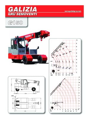 Gru semoventi industriali Galizia G 150