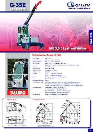 Gru semoventi industriali Galizia G 35 E
