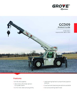 Gru semoventi industriali Grove GCD09