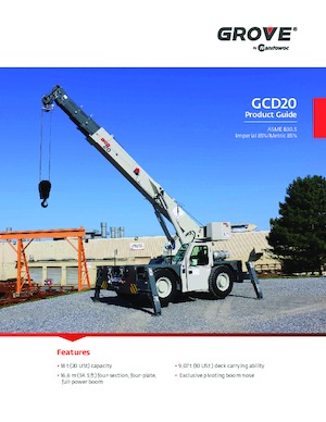 Gru semoventi industriali Grove GCD20