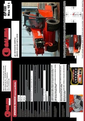 Gru semoventi industriali Galizia GF 100