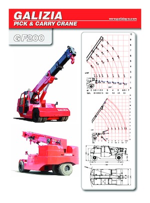 Gru semoventi industriali Galizia GF 200