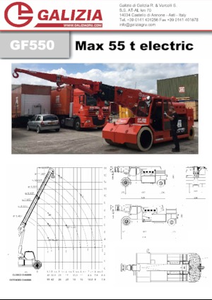 Gru semoventi industriali Galizia GF 550