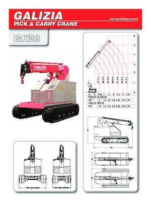 Gru semoventi industriali Galizia GK 20 E