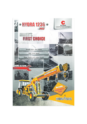 Gru semoventi industriali Escorts Hydra 1236