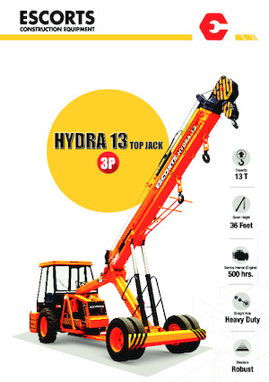 Gru semoventi industriali Escorts Hydra 1336 Top Jack