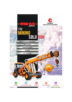 Gru semoventi industriali Escorts Hydra 14 EX Plus