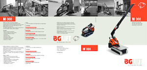 Gru cingolate - braccio telescopico BG Lift M 060