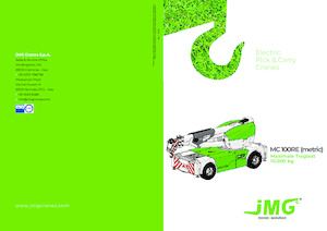 Gru semoventi industriali JMG MC 100RE