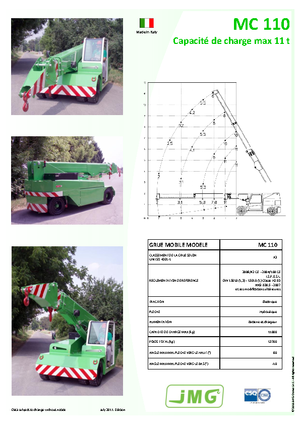 Gru semoventi industriali JMG MC 110