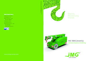 Gru semoventi industriali JMG MC 130S