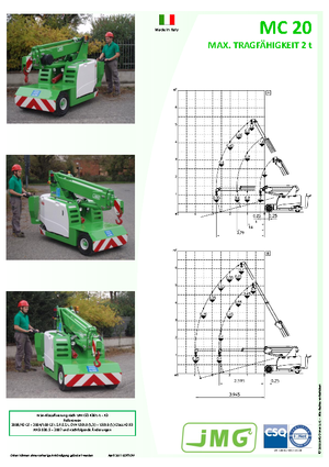 Gru semoventi industriali JMG MC 20